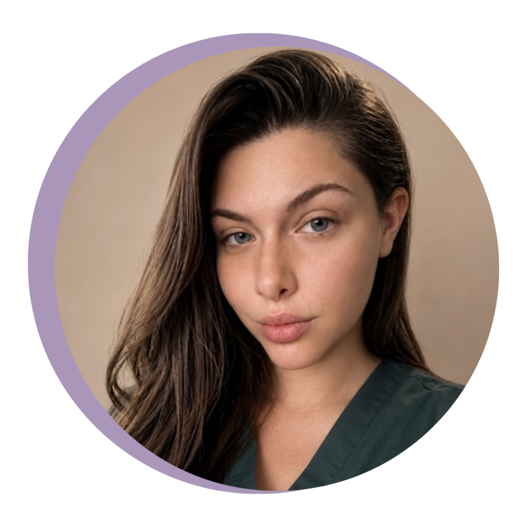 Maria Serrano, MSW intern providing supportive online therapy for life transitions and emotional wellness.